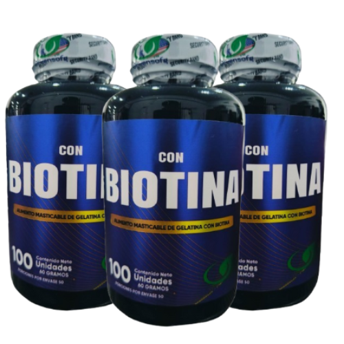 Biotina Ultra | Crecimiento Capilar Acelerado