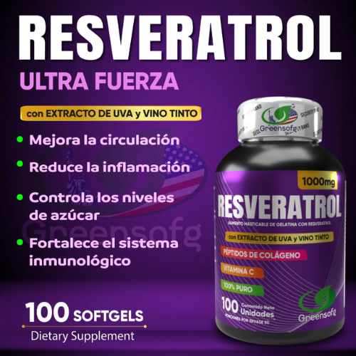 Resveratrol Antioxidante | Defensa Anti-Edad