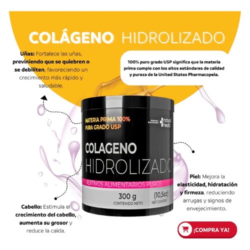 Colágeno Hidrolizado | Piel, Pelo & Uñas