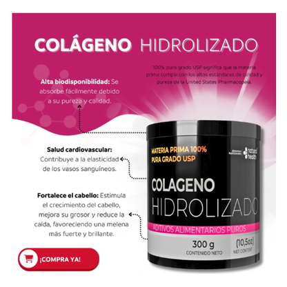 Colágeno Hidrolizado | Piel, Pelo & Uñas