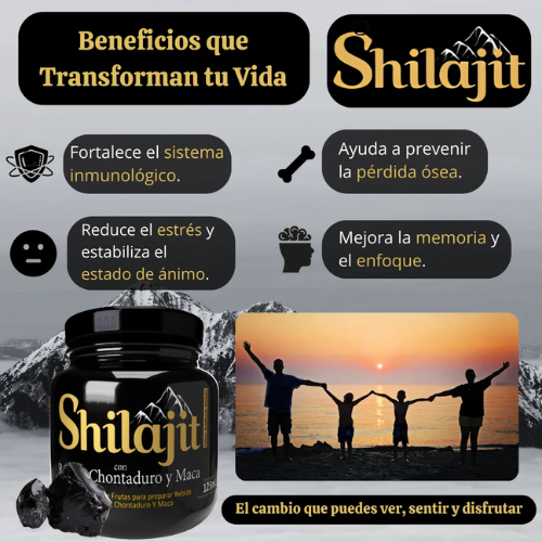Shilajit Resina Premium | Potencia & Energía Vital