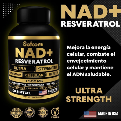 NAD + Resveratrol Complex | Juventud Celular