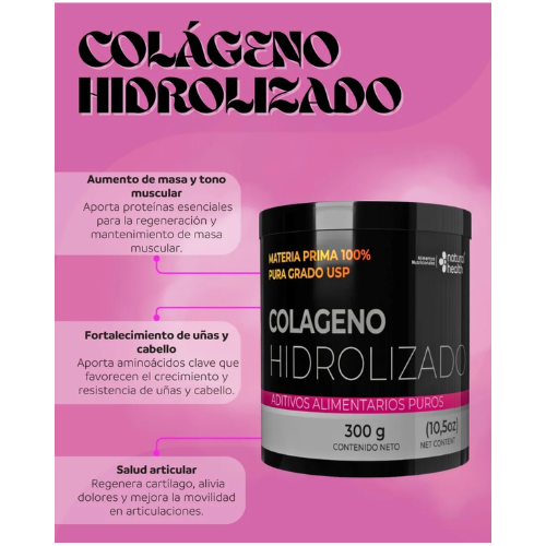 Colágeno Hidrolizado | Piel, Pelo & Uñas
