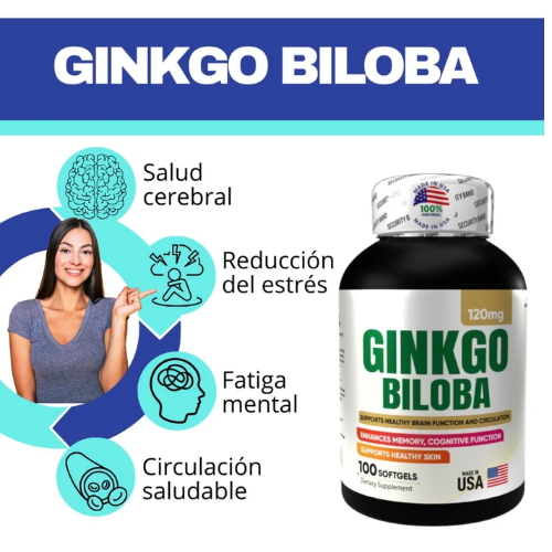 Ginkgo Biloba Extracto | Memoria & Circulación